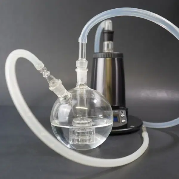 arizer extreme q and xq2 through mega globe whip bubbler