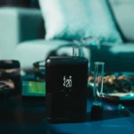 Arizer ArGo with mouth piece inserted ready to vape