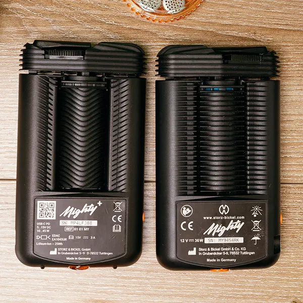 Storz & Bickle Mighty+ and Mighty back profile comparison