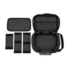 F20 Smell Proof Vape Case open interior with removable velcro dividers and mesh storage insert