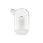 core 2.1 and 1.0 side mouthpiece glass bubbler