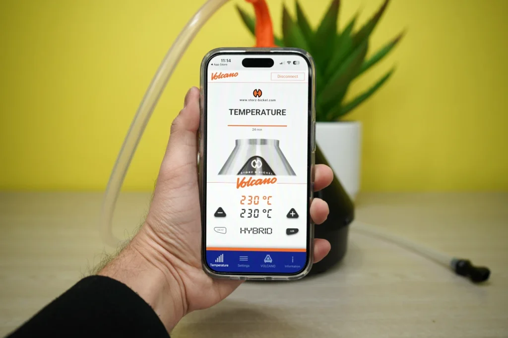 Volcano Hybrid App Usage