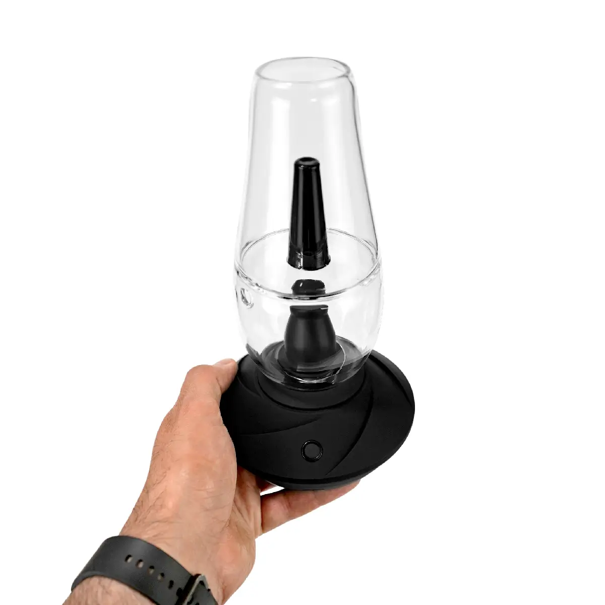 Zenco flow Vaporizer held by a hand displaying the size of the Vaporizer