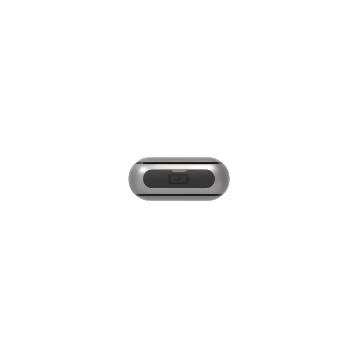 CCell Rizo Battery in Silver Displaying the Charging Logo at the Bottom