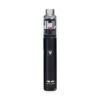 Utillian 6 Wax Pen standing upright in black with clear glass mouthpiece and quartz chamber