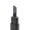Close-up of G Pen Melt angled ceramic tip on black heated dab tool