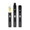 Pulsar 510 DL Delta 3-in-1 Vape Pen Kit in Black showing cartridge, dry herb, and concentrate configurations