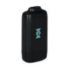 Black Pulsar Core personal air filter side angle showing compact body and turquoise logo