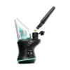Focus V Saber hot knife tool applying concentrate into Focus V Carta 3 Smart E-Rig open chamber