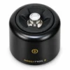 Top-down view of Tronian Omegatron 2 black vaporizer base with heating element